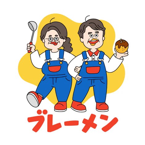 キッチンカー「ブレーメン」 ロゴ・キャラクター